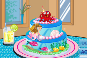 《美人鱼蛋糕》游戏画面1