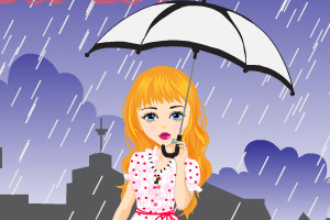 《雨天女孩》游戏画面1