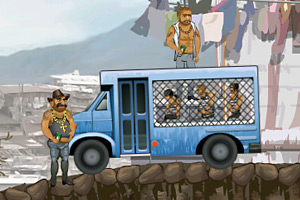 《卡车运罪犯》游戏画面1