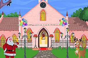 《装饰圣诞教堂》游戏画面1