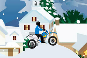 《冬季摩托爱好者》游戏画面1