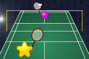 《星星打羽毛球》游戏画面1