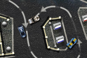 《环形赛车跑道》游戏画面1