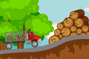 《货车运输木材》游戏画面1