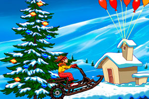 《急速雪橇车无敌版》游戏画面1