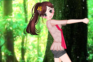 《森林里的美丽女孩》游戏画面1