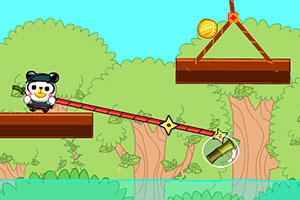 《可爱熊吃竹子》游戏画面1