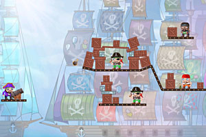 《海盗船长炮轰小弟》游戏画面1
