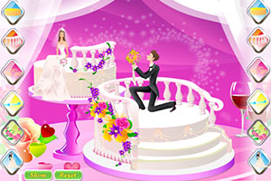 《我的甜蜜婚礼蛋糕》游戏画面1