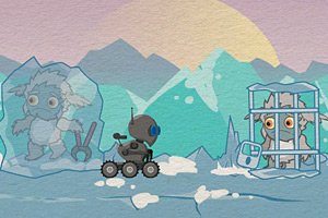 《机器人星球逃生3选关版》游戏画面1