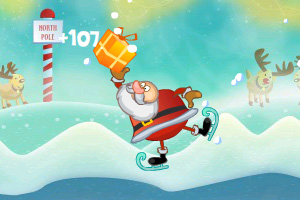 《圣诞老人收取礼品》游戏画面1