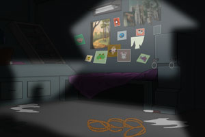 《被绑架的地下室逃脱》游戏画面1
