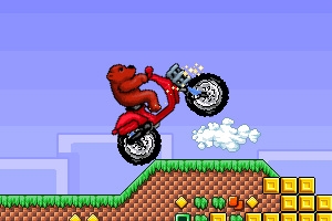 小熊骑摩托