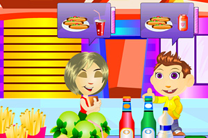 《学校食堂》游戏画面1