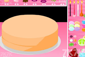 《制作七彩蛋糕》游戏画面2