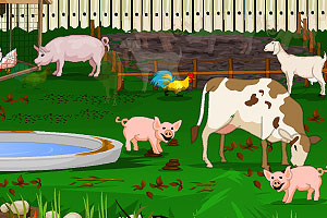 《清理农场后院》游戏画面1
