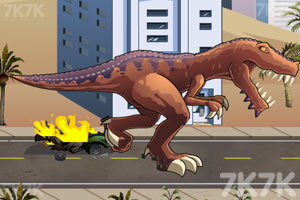 《恐龙大战火箭车》游戏画面4