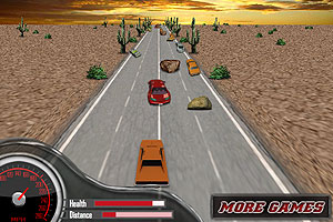 《3D肌肉赛车手》游戏画面1
