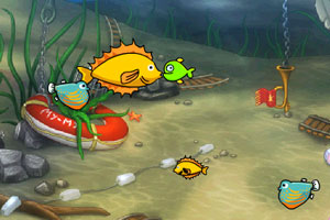 《海底世界鱼吃鱼》游戏画面1