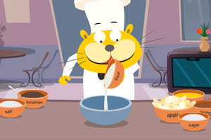 《吉蒂猫做酥饼》游戏画面1