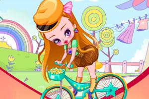 《骑单车的小公主》游戏画面1