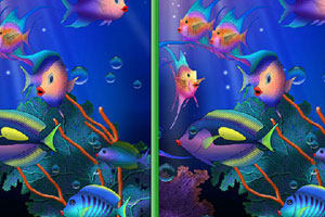 《深海鱼儿找茬》游戏画面1