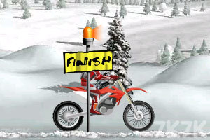 《冰山雪地摩托车》游戏画面4