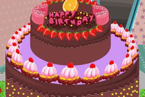 《水果生日蛋糕》游戏画面1