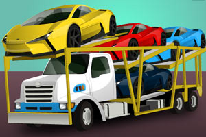 《运输汽车的大卡车无敌版》游戏画面1
