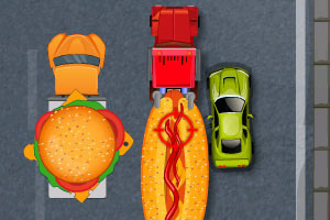 《食品卡车的战争无敌版》游戏画面1