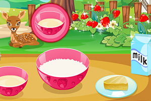 《制作美味草莓蛋糕》游戏画面1