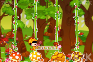 《美女猫采蘑菇》游戏画面2