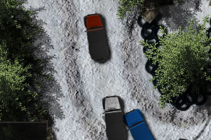 《冰雪赛道赛车》游戏画面1