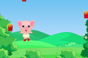 《小猪食物跳》游戏画面1