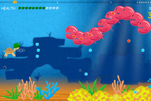 《小乌龟海底冒险》游戏画面1