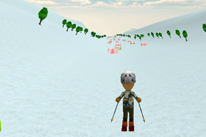 《滑雪小男孩》游戏画面1