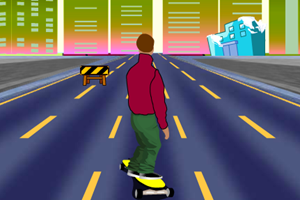 《滑板障碍赛》游戏画面1