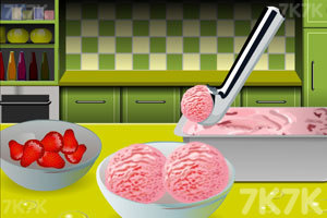 《制作草莓冰激凌》游戏画面7