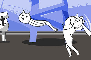 《棒打神经猫》游戏画面1