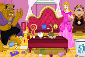 贝尔公主打扫房间