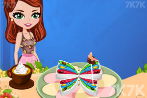 《漂亮蝴蝶生日蛋糕》游戏画面4