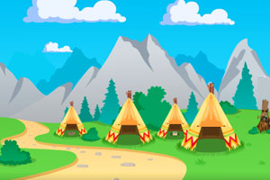 《逃出部族村庄》游戏画面1