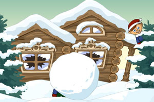 《圣诞老人打雪仗》游戏画面1