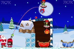 《圣诞老人炮轰外星人》游戏画面2