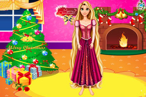 《长发公主的圣诞节房间》游戏画面1