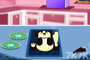 《熊猫生日蛋糕》游戏画面2