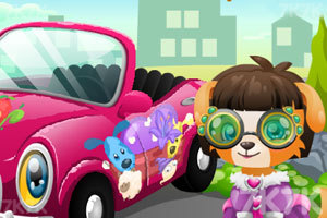 《可爱小狗的汽车美容》游戏画面4