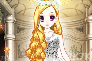 《森迪公主的婚纱装扮》游戏画面2