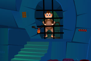 《可怜小猴逃脱》游戏画面1