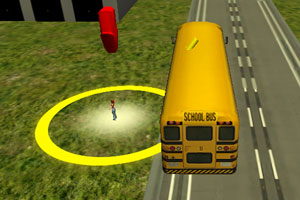 《3D校车接送》游戏画面1